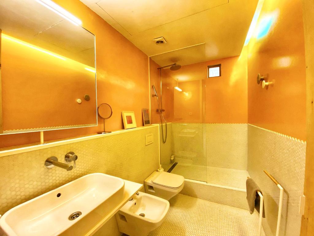 Kúpeľňa v ubytovaní Tyche apartment