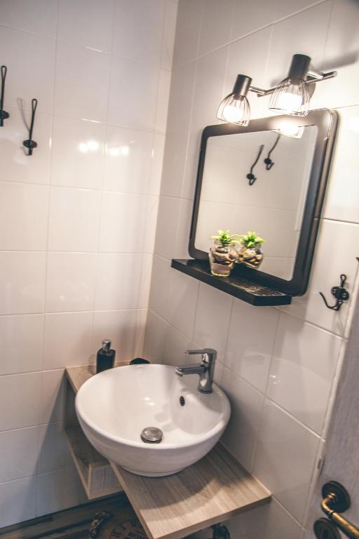 Koupelna v ubytování Casa Di Terra