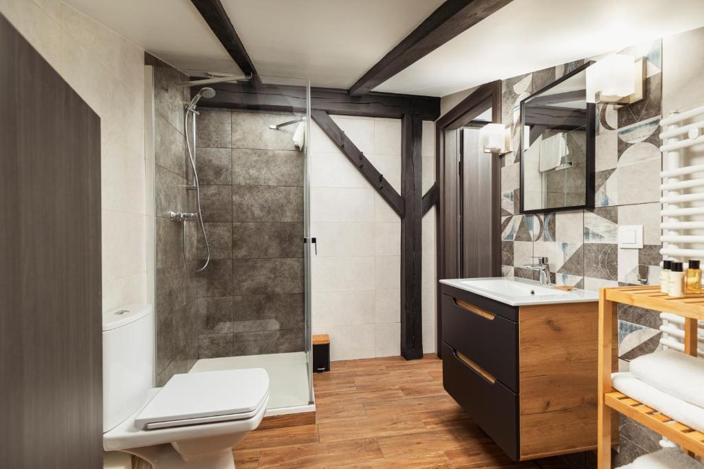 Kúpeľňa v ubytovaní Villa Toscania-check in 24h