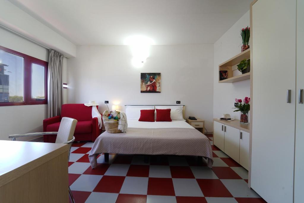 Postel nebo postele na pokoji v ubytování Onda Hotel