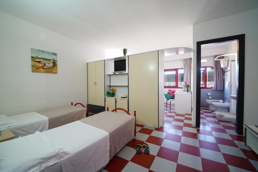 Postel nebo postele na pokoji v ubytování Onda Hotel