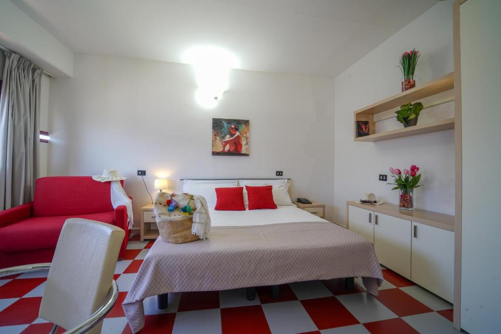 Postel nebo postele na pokoji v ubytování Onda Hotel