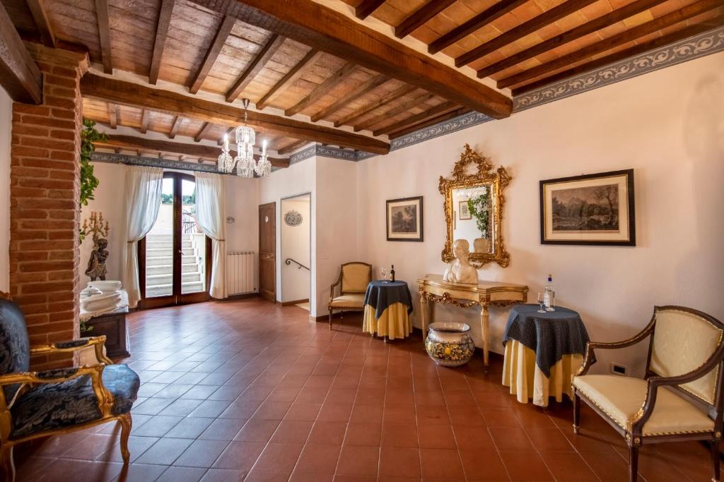 Posezení v ubytování Hotel Vecchia Oliviera