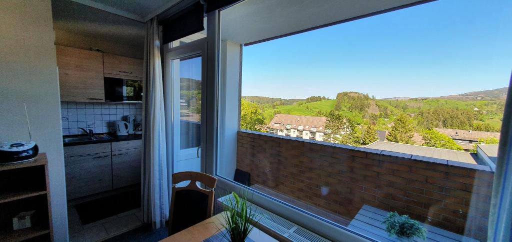 Køkken eller tekøkken på Ferienwohnung Harz