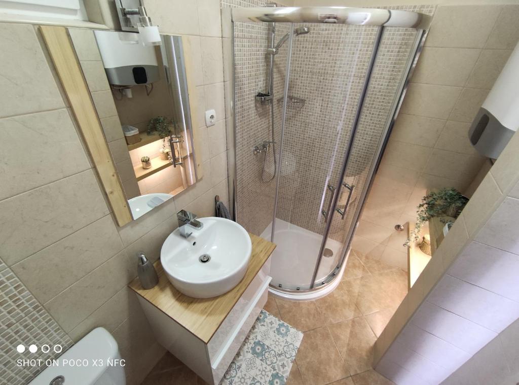 Łazienka w obiekcie Álom Apartman