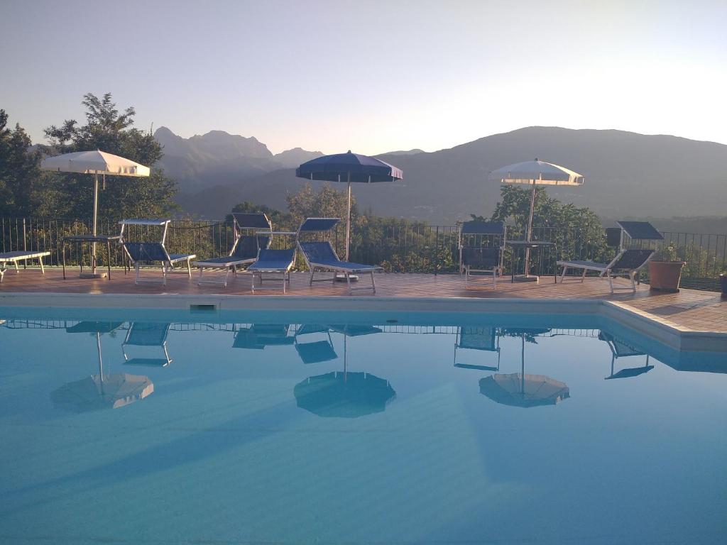 The swimming pool at or close to Villa Belvedere