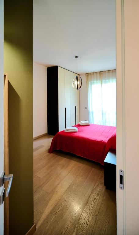 Llit o llits en una habitació de Farini Apartment