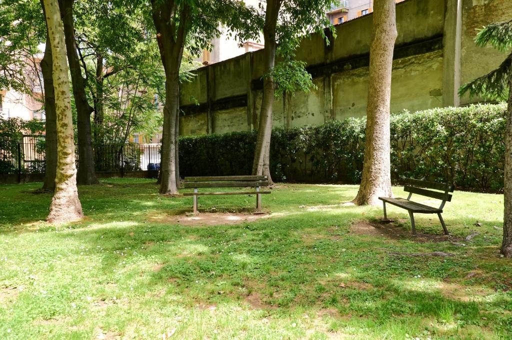 Jardí fora de Farini Apartment