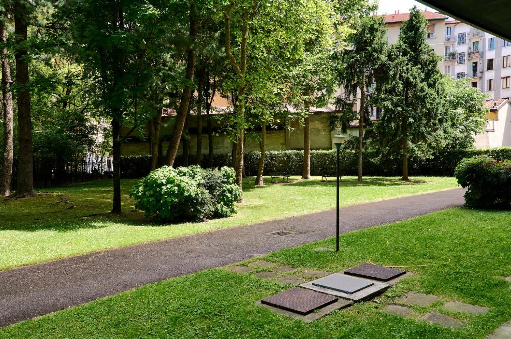 Jardí fora de Farini Apartment