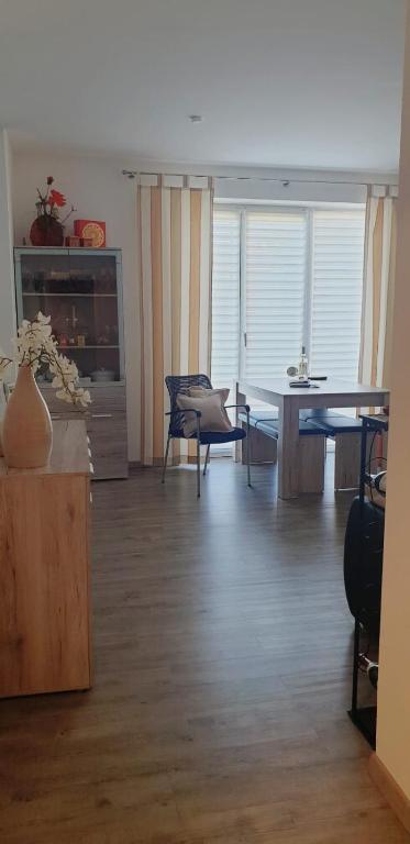 Posezení v ubytování Ferienwohnung Ostseepalast