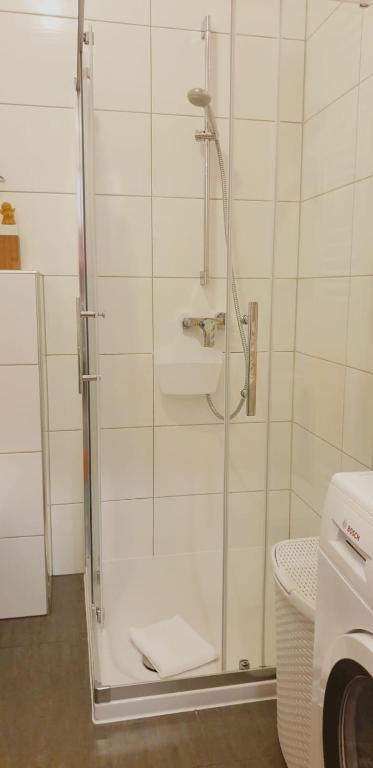 Koupelna v ubytování Ferienwohnung Ostseepalast