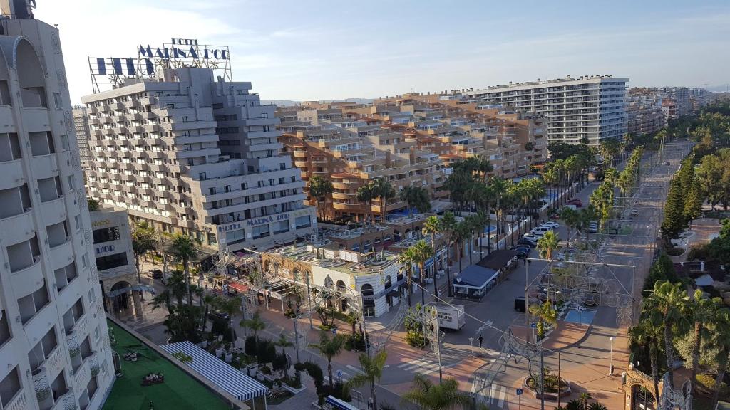 Výhľad na mesto Oropesa del Mar alebo výhľad na mesto priamo z apartmánu