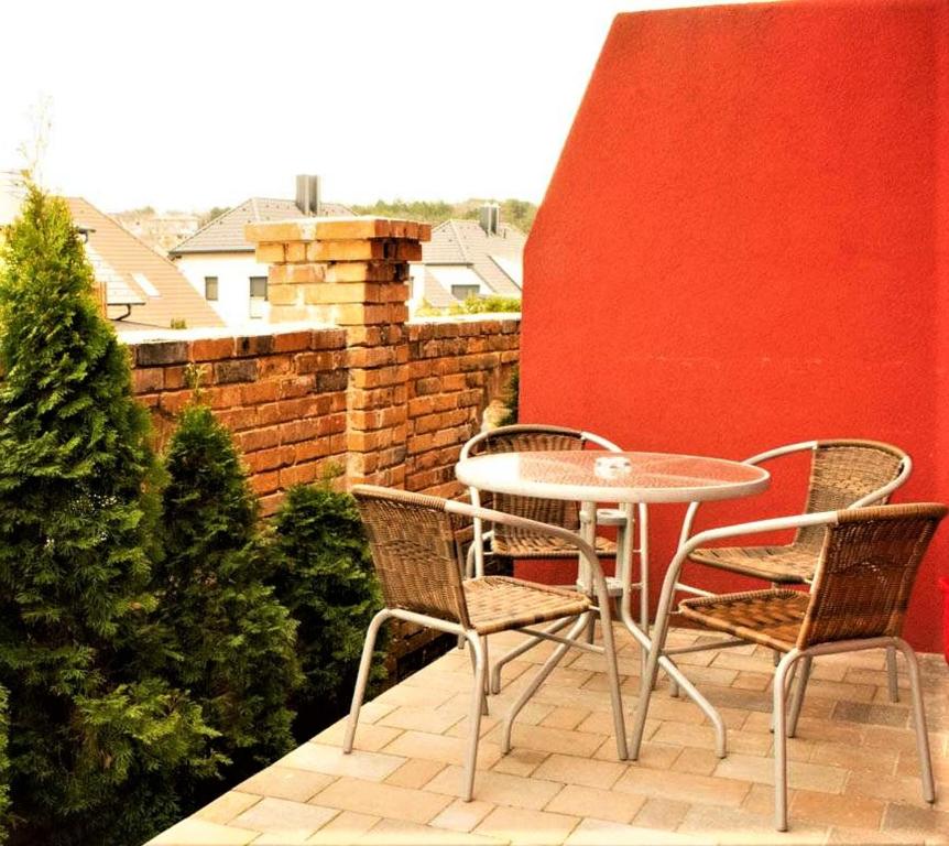 Balkón nebo terasa v ubytování Marika Apartman Sopron