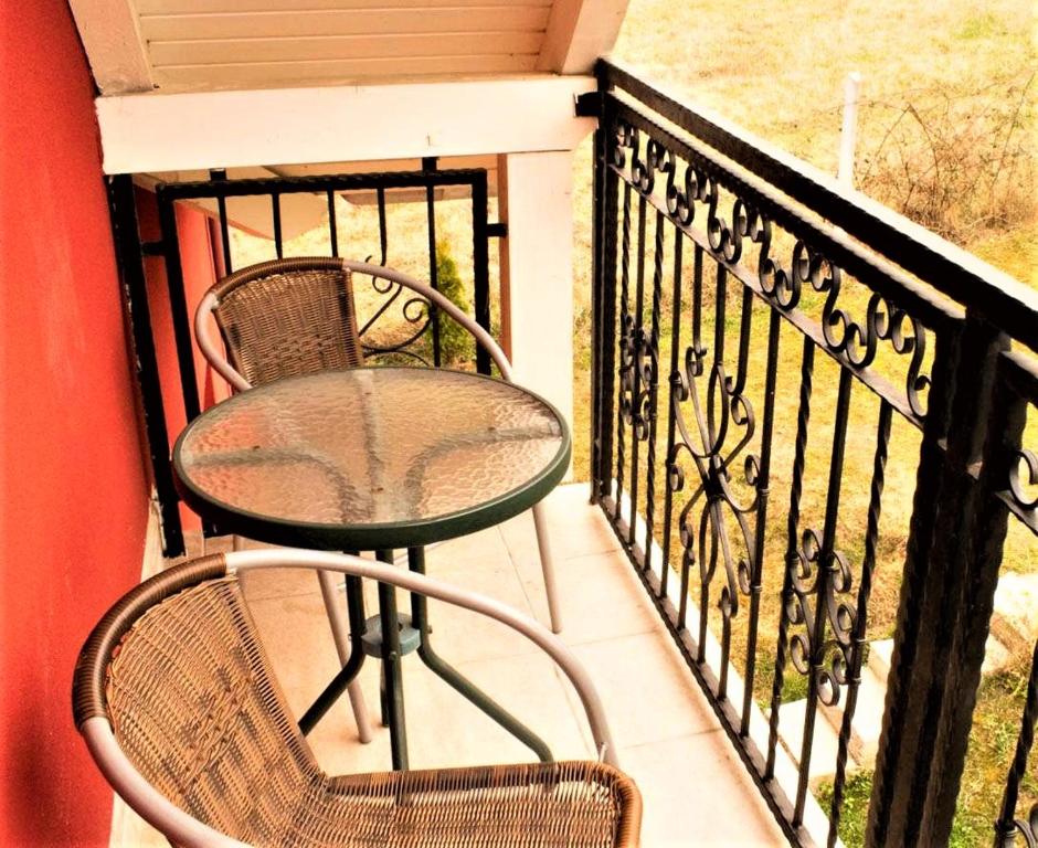 Balkón nebo terasa v ubytování Marika Apartman Sopron