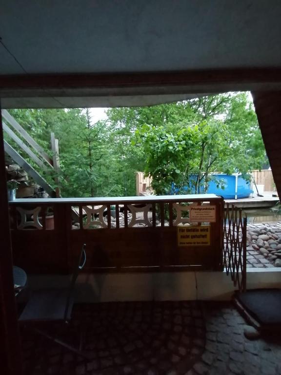 Balkón nebo terasa v ubytování Schwarzwald Appartement