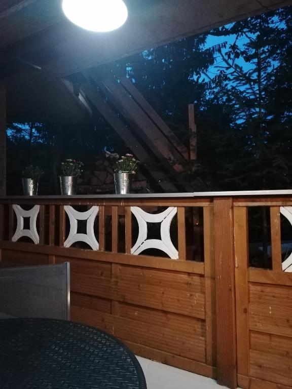 Balkón nebo terasa v ubytování Schwarzwald Appartement