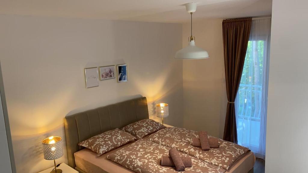 Voodi või voodid majutusasutuse Nice vacation toas