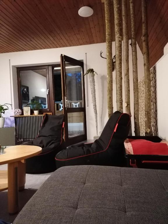 Posezení v ubytování Schwarzwald Appartement