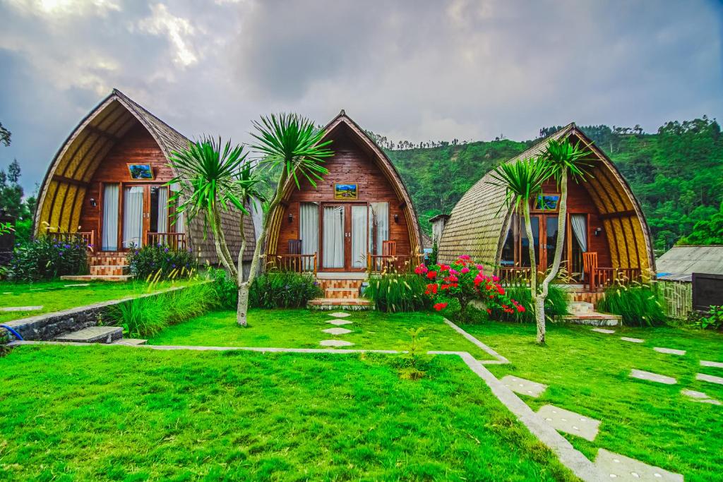 Zahrada ubytování Pondok Bali Cottage