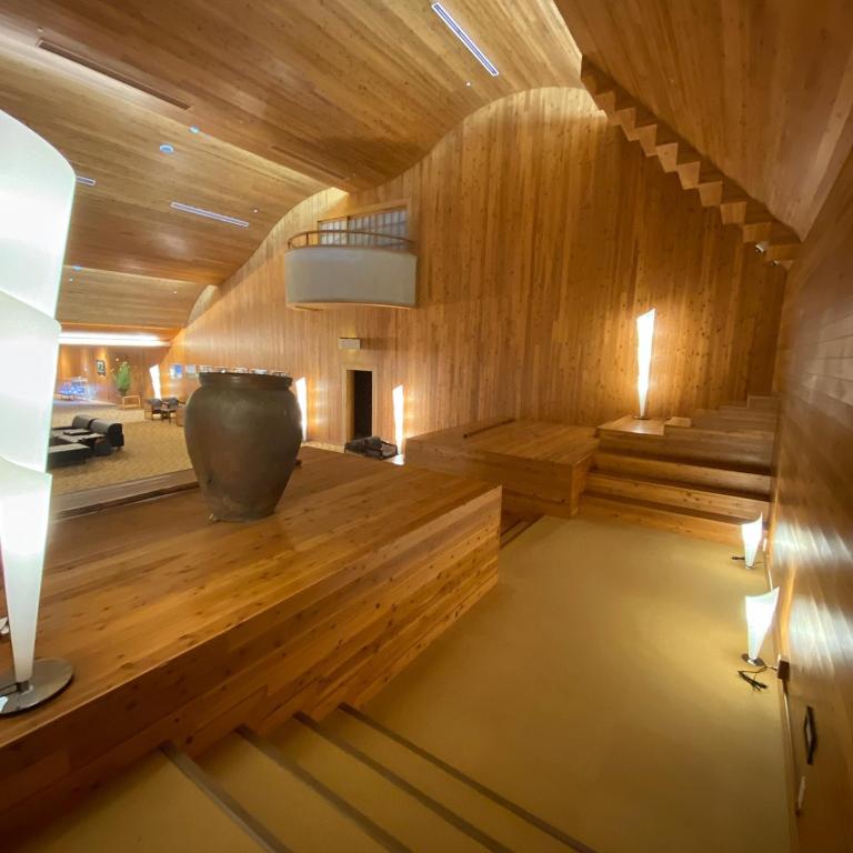 Posezení v ubytování Kibi Kogen Resort Hotel