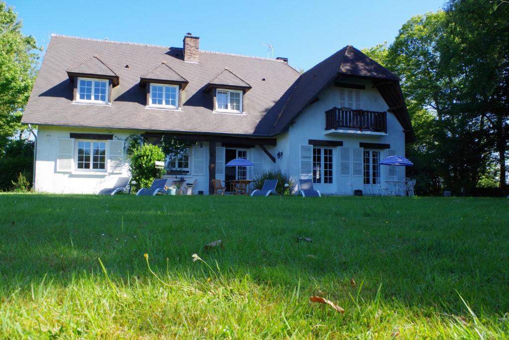 Zahrada ubytování Bed and Breakfast Saultchevreuil, au Mont Saint Michel