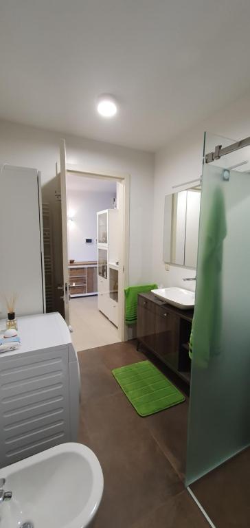 Koupelna v ubytování Apartma Archy