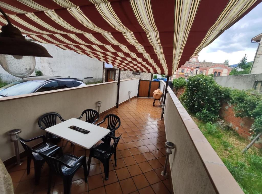 A balcony or terrace at LAS 4 ESTACIONES - Rascafría
