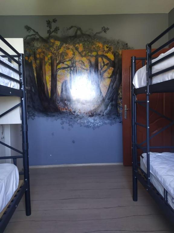 Postel nebo postele na pokoji v ubytování Chillsteps Hostel