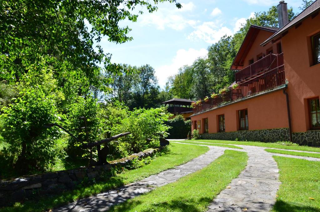 Zahrada ubytování Penzion Liškův Mlýn