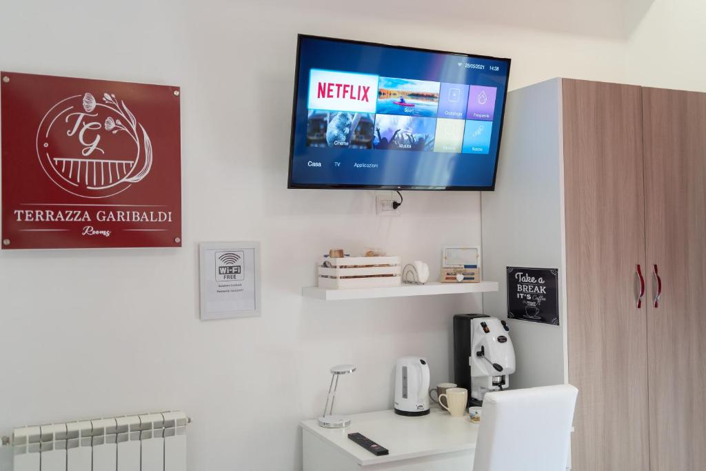 Certifikát, hodnocení, plakát nebo jiný dokument vystavený v ubytování Terrazza Garibaldi