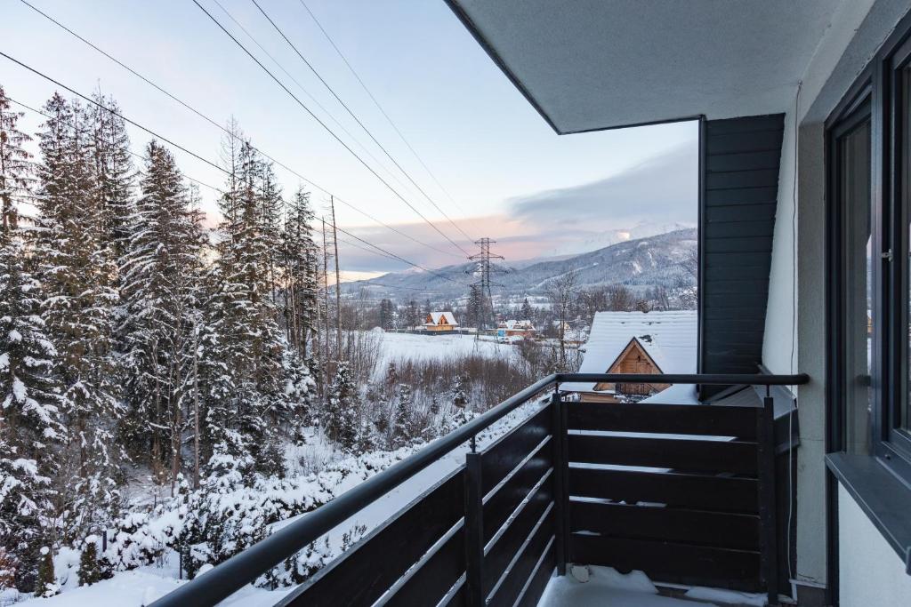 Výhľad na hory alebo výhľad na hory priamo z apartmánu