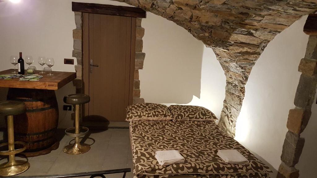 Posezení v ubytování Wine cellar room