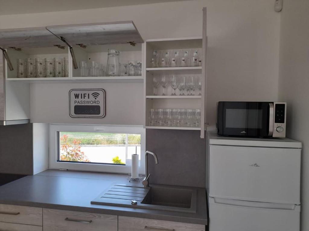 Kuchnia lub aneks kuchenny w obiekcie apartmán U Rané BOBULE