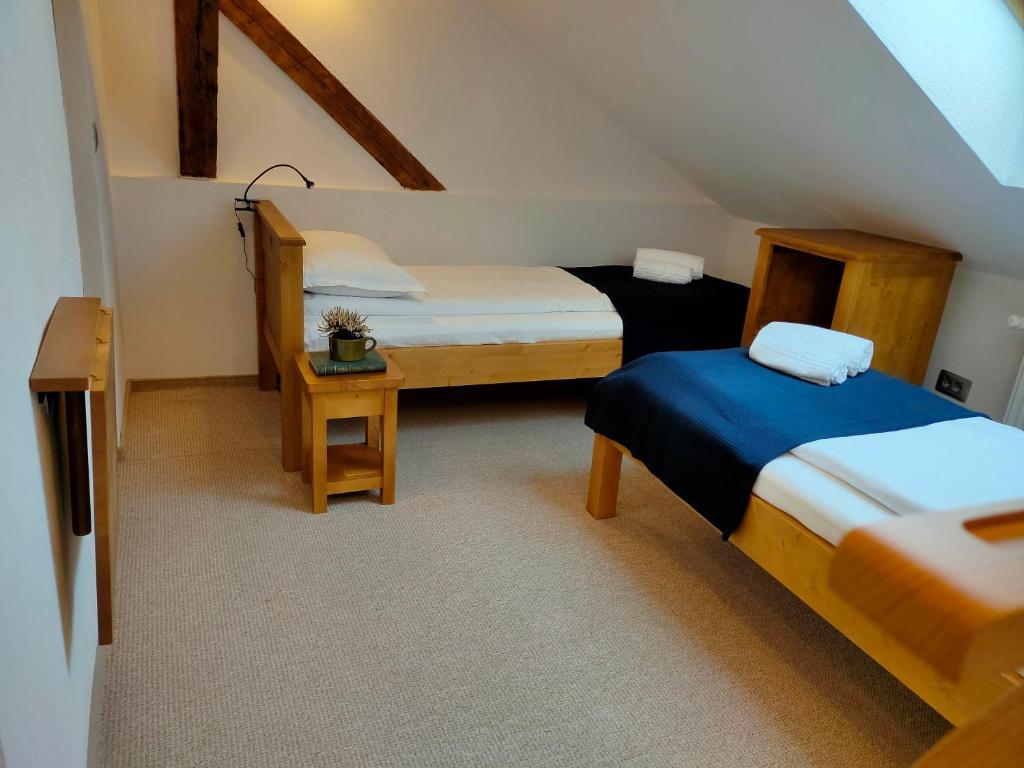 Postel nebo postele na pokoji v ubytování Casa Dávid Ferenc Ház