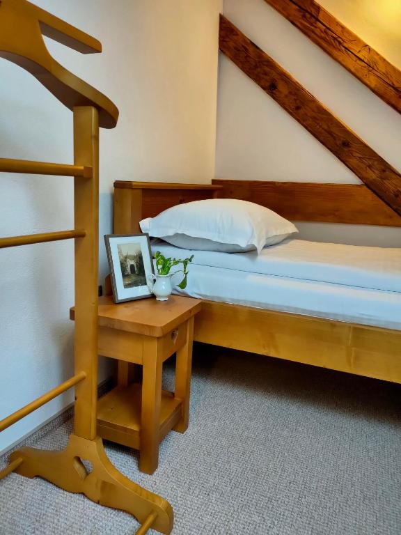 Postel nebo postele na pokoji v ubytování Casa Dávid Ferenc Ház