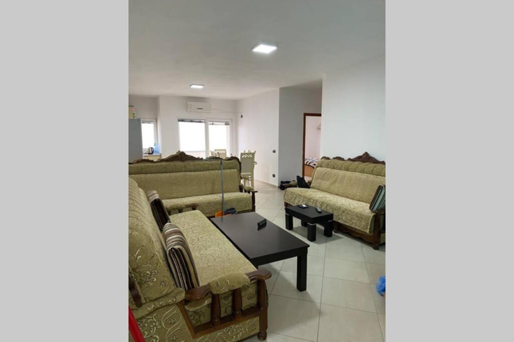 Posezení v ubytování Super Apartment 100m2 2 sovrum