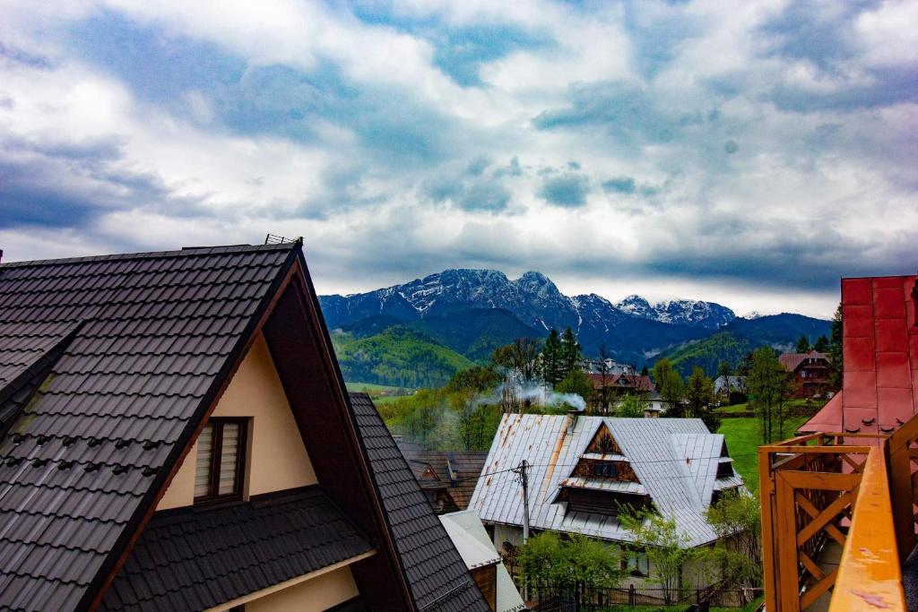 Przystanek Gubałówka -Guest House Zakopane - Vierpersoonskamer Met Uitzicht Op De Bergen