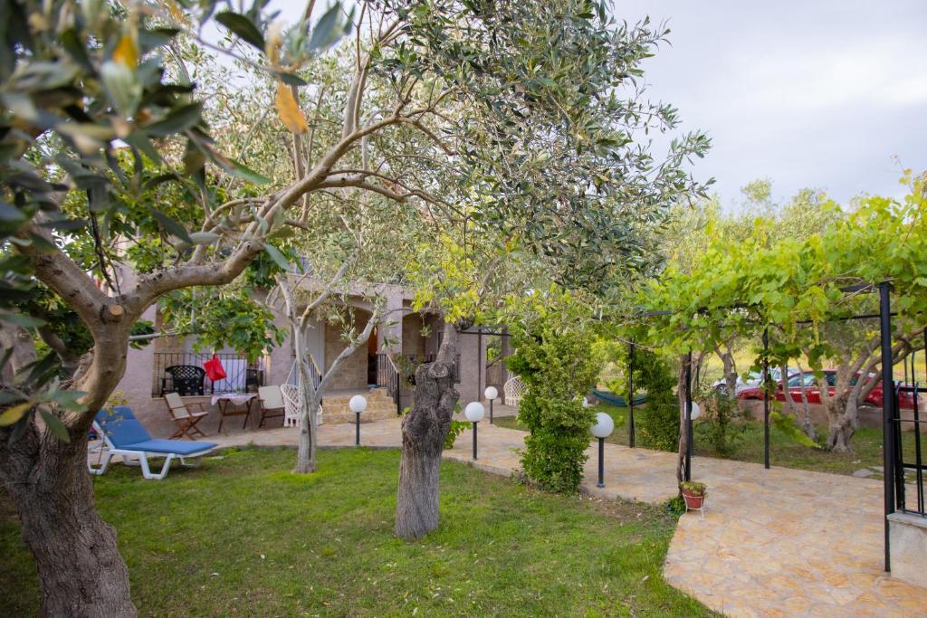 Zahrada ubytování vila halkidiki