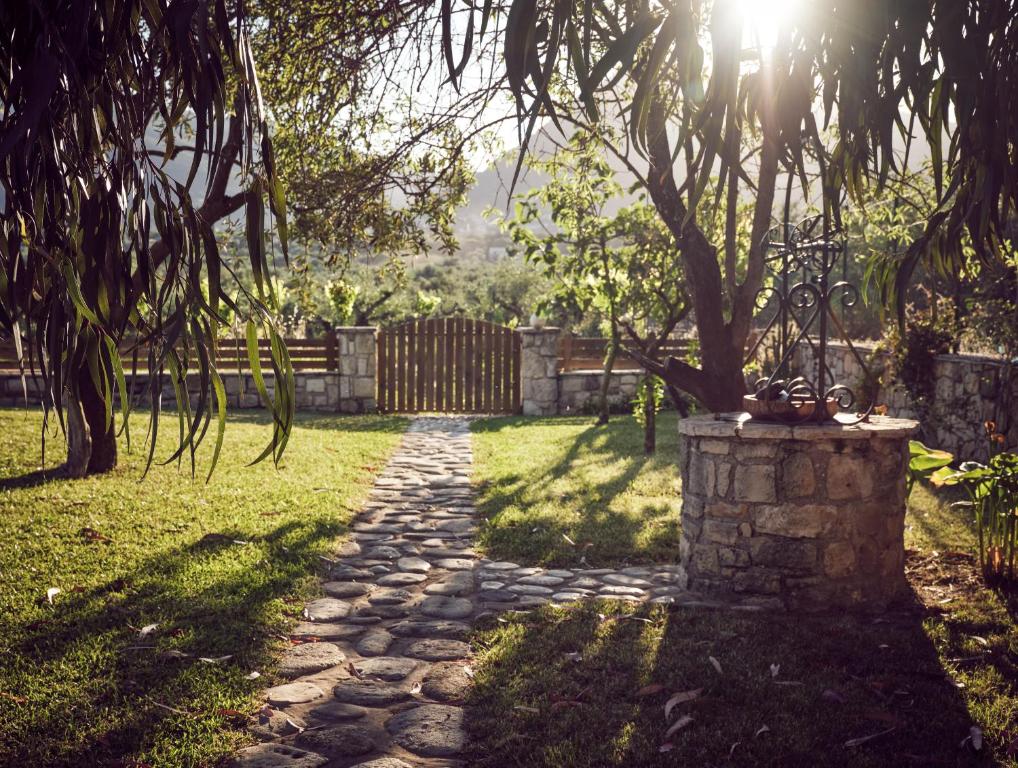 Zahrada ubytování Leeda's Cottages
