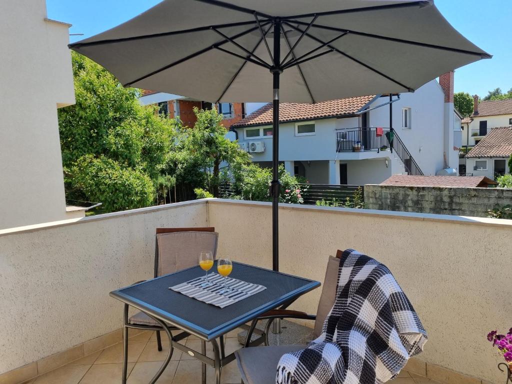 Balkón nebo terasa v ubytování N&G Apartments