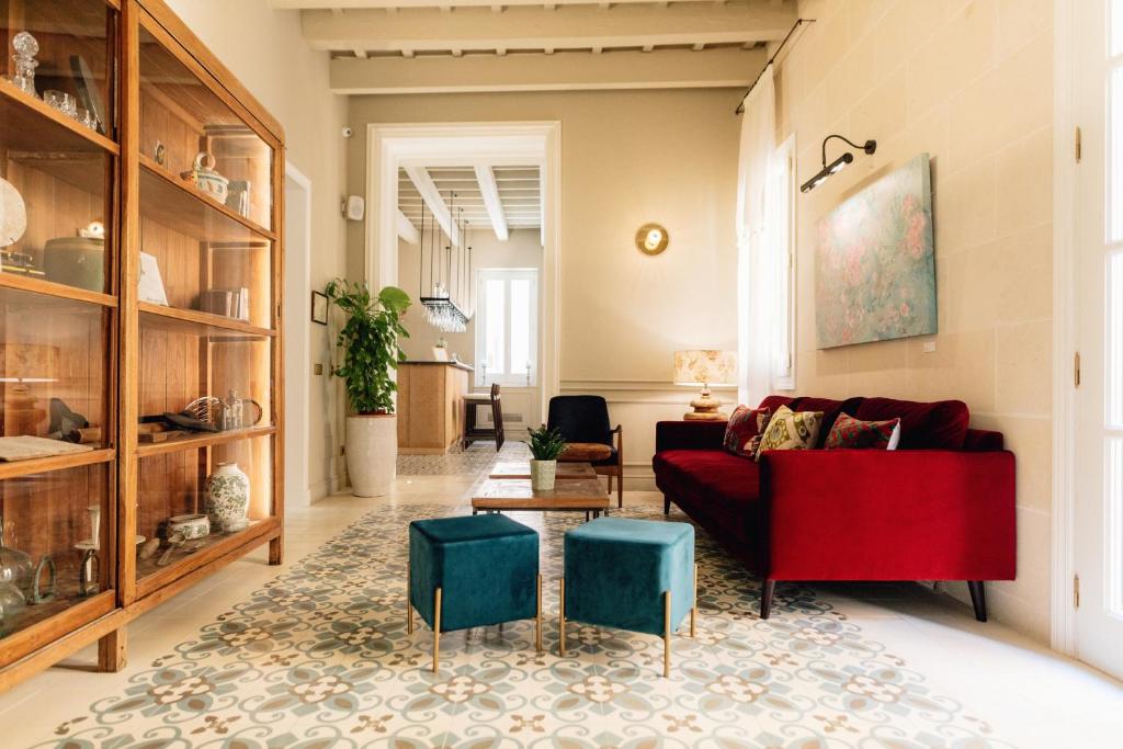 Posezení v ubytování Hotel Boutique Can Sastre