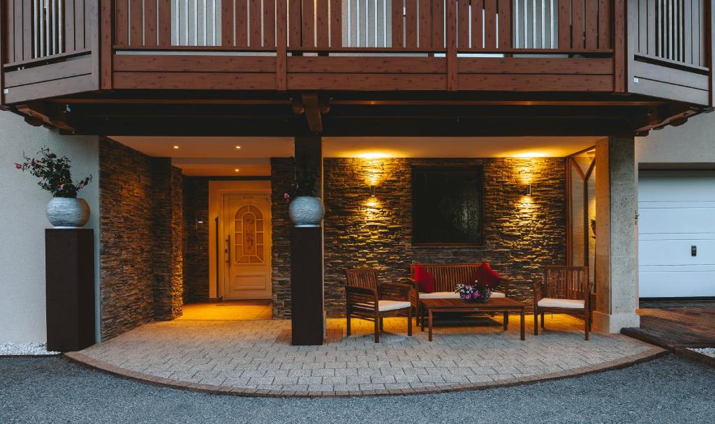 Posezení v ubytování Gästehaus Eder