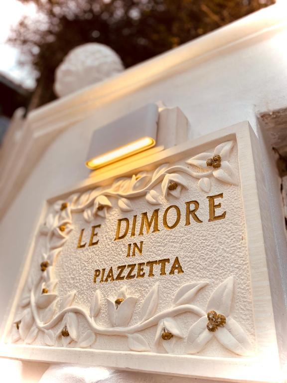 Certifikát, hodnocení, plakát nebo jiný dokument vystavený v ubytování Le Dimore in Piazzetta
