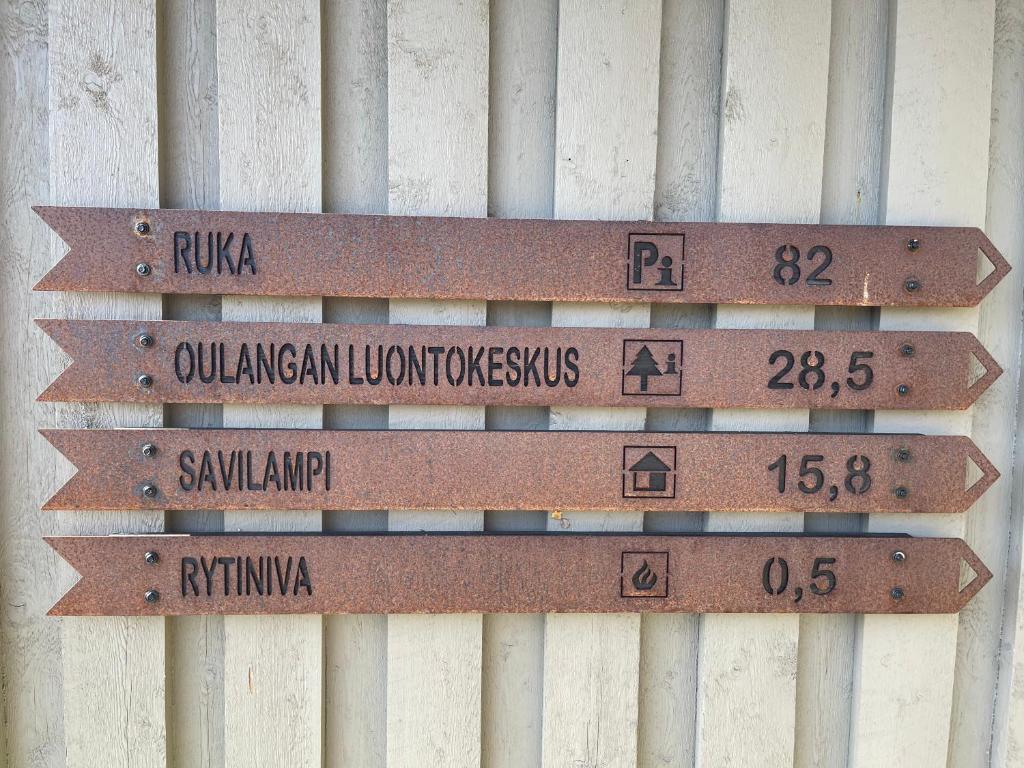 Certifikát, hodnocení, plakát nebo jiný dokument vystavený v ubytování Karhunkierros Cabins & Huts