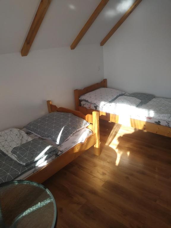 Postel nebo postele na pokoji v ubytování Noclegi Przy Szlaku Agroturystyka
