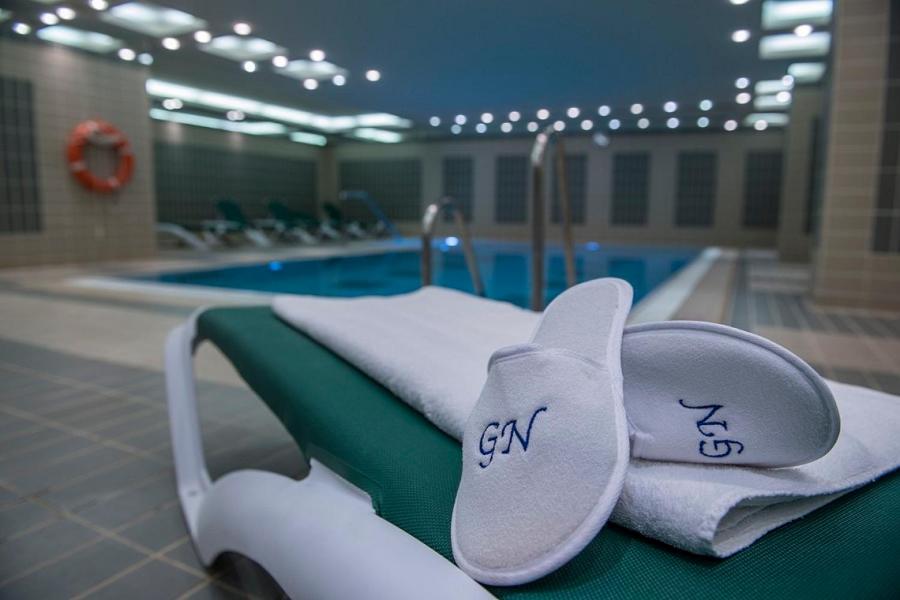 Bazén v ubytování Hotel Nordic nebo v jeho okolí