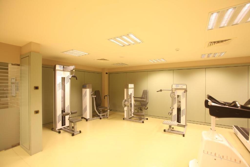 Fitness centrum a/nebo fitness zařízení v ubytování Hotel Nordic
