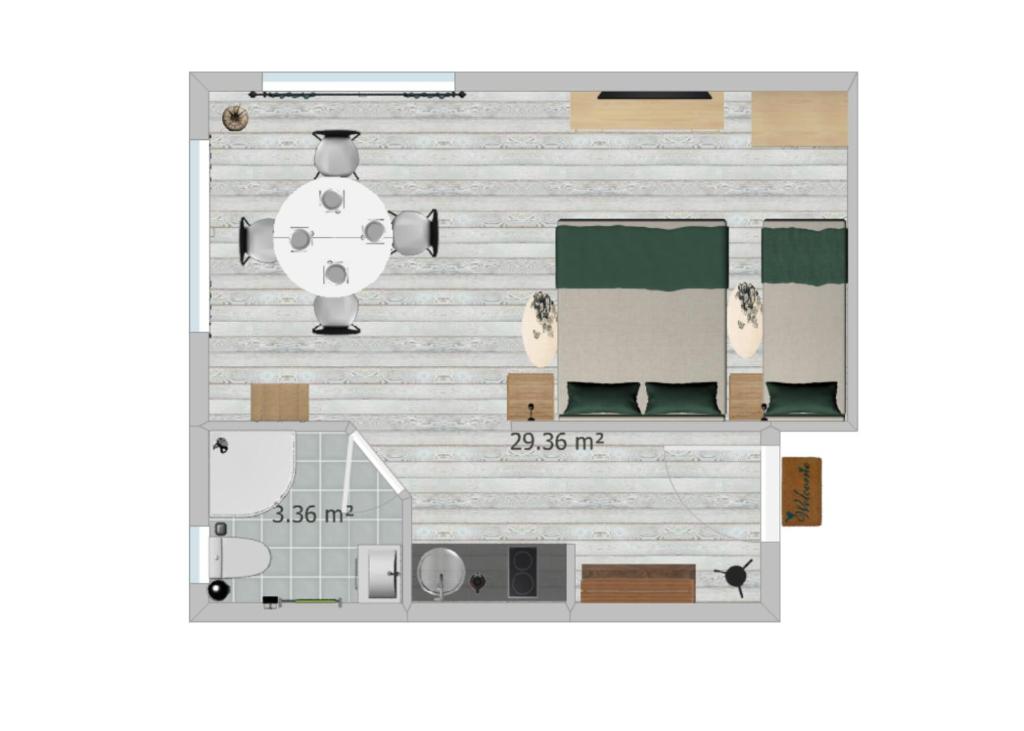 Plán poschodí v ubytovaní Tauern Appartements