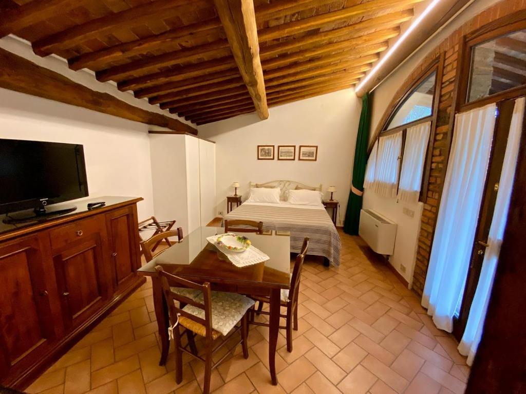 Posteľ alebo postele v izbe v ubytovaní L'Aia Country Holidays