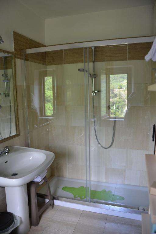 A bathroom at La Rocchetta